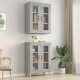 vidaXL Armoire murale suspendue Noir 69,5x34x90 cm