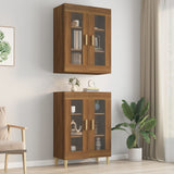 vidaXL Armoire murale suspendue Noir 69,5x34x90 cm