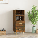 vidaXL Buffet Chêne fumé 34,5x34x90 cm Bois d'ingénierie (plusieurs options disponibles)