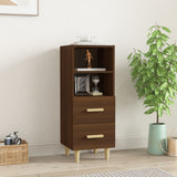 vidaXL Buffet Chêne fumé 34,5x34x90 cm Bois d'ingénierie