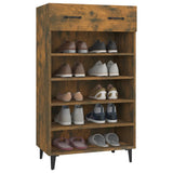 vidaXL Armoire à chaussures Gris béton 60x35x105 cm Bois d'ingénierie