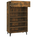 vidaXL Armoire à chaussures Gris béton 60x35x105 cm Bois d'ingénierie