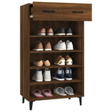 vidaXL Armoire à chaussures Gris béton 60x35x105 cm Bois d'ingénierie