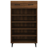 vidaXL Armoire à chaussures Gris béton 60x35x105 cm Bois d'ingénierie