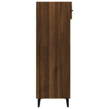 vidaXL Armoire à chaussures Gris béton 60x35x105 cm Bois d'ingénierie