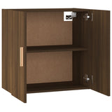 vidaXL Armoire murale Chêne marron 60x30x60 cm Bois d'ingénierie
