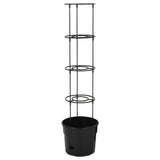 vidaXL Jardinière à tomate Anthracite Ø29,5x115 cm Polypropylène