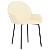 vidaXL Chaises à manger lot de 2 noir similicuir