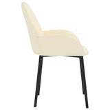 vidaXL Chaises à manger lot de 2 noir similicuir