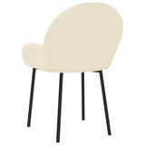 vidaXL Chaises à manger lot de 2 noir similicuir