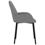 vidaXL Chaises à manger lot de 2 noir similicuir