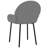 vidaXL Chaises à manger lot de 2 noir similicuir