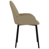 vidaXL Chaises à manger lot de 2 noir similicuir