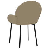 vidaXL Chaises à manger lot de 2 noir similicuir