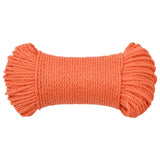 vidaXL Corde de travail orange 3 mm 50 m polypropylène