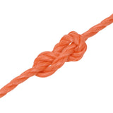 vidaXL Corde de travail orange 3 mm 50 m polypropylène