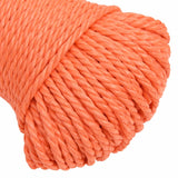 vidaXL Corde de travail orange 3 mm 50 m polypropylène