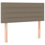 vidaXL Tête de lit Taupe 80x5x78/88 cm Tissu