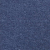 vidaXL Têtes de lit 2 pcs Bleu 72x5x78/88 cm Tissu