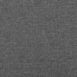 vidaXL Têtes de lit 2 pcs Gris foncé 90x5x78/88 cm Tissu