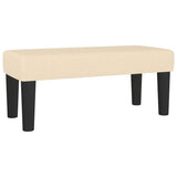 vidaXL Banc Crème 70x30x30 cm Tissu