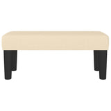 vidaXL Banc Crème 70x30x30 cm Tissu