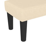 vidaXL Banc Crème 70x30x30 cm Tissu