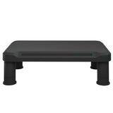 vidaXL Support de moniteur Noir 38x24x10,5 cm