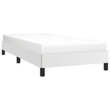 vidaXL Cadre de lit Blanc 80x200 cm Similicuir