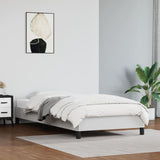vidaXL Cadre de lit Blanc 90x200 cm Similicuir