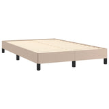 vidaXL Cadre de lit Cappuccino 120x200 cm Similicuir