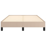 vidaXL Cadre de lit Cappuccino 120x200 cm Similicuir