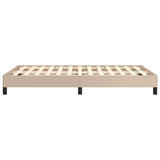 vidaXL Cadre de lit Cappuccino 120x200 cm Similicuir
