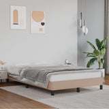 vidaXL Cadre de lit Cappuccino 120x200 cm Similicuir