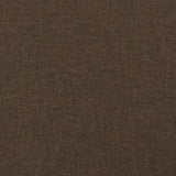 vidaXL Cadre de lit avec tête de lit Marron foncé 160x200 cm Tissu