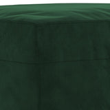 vidaXL Banc Vert foncé 70x35x41 cm Velours