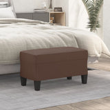 vidaXL Banc Gris 70x35x41 cm Similicuir
