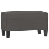 vidaXL Banc Gris 70x35x41 cm Similicuir