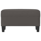 vidaXL Banc Gris 70x35x41 cm Similicuir