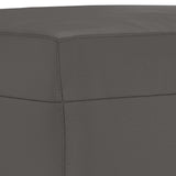 vidaXL Banc Gris 70x35x41 cm Similicuir