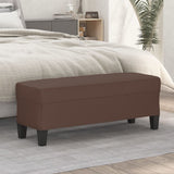 vidaXL Banc Gris 70x35x41 cm Similicuir
