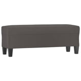 vidaXL Banc Gris 70x35x41 cm Similicuir