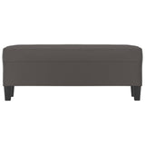 vidaXL Banc Gris 70x35x41 cm Similicuir