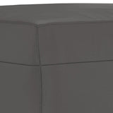 vidaXL Banc Gris 70x35x41 cm Similicuir