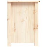 vidaXL Meuble TV Noir 103x36,5x52 cm Bois de pin massif