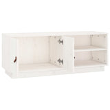 vidaXL Meuble TV Marron miel 105x34x40 cm Bois de pin massif