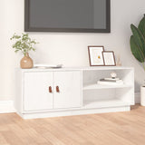 vidaXL Meuble TV Marron miel 105x34x40 cm Bois de pin massif