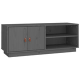 vidaXL Meuble TV Marron miel 105x34x40 cm Bois de pin massif