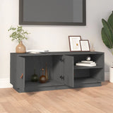 vidaXL Meuble TV Marron miel 105x34x40 cm Bois de pin massif