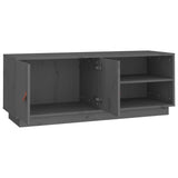 vidaXL Meuble TV Marron miel 105x34x40 cm Bois de pin massif